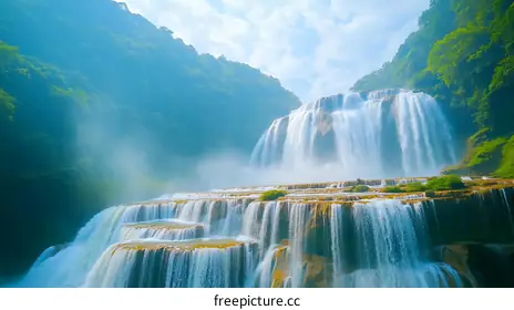 waterfalls