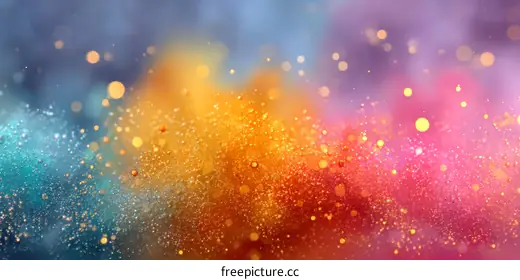 colorful explosion