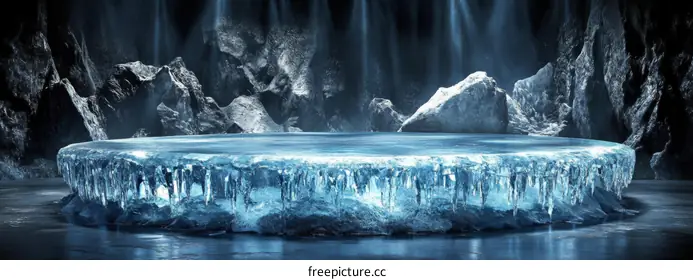 frozen water
