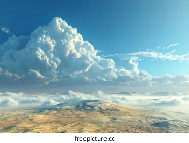 fluffy clouds