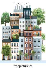 row houses
