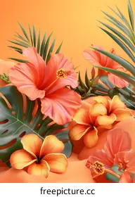 tropical flowers