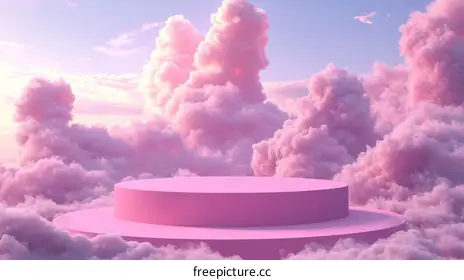 pink clouds