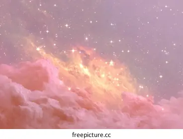 pink clouds