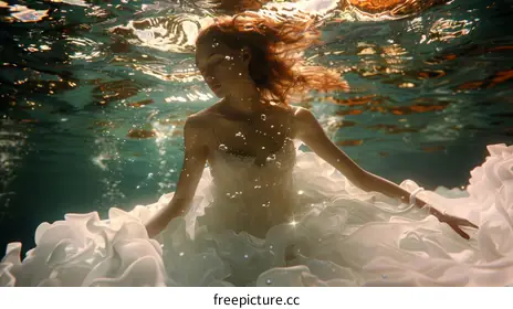 underwater portrait