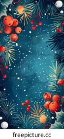 falling snow