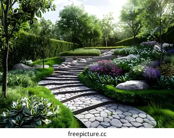 Garden landscape design