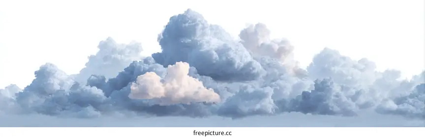 fluffy clouds