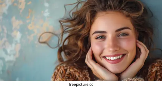 woman smile