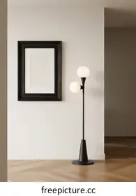 black lamp