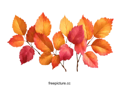 red leaves