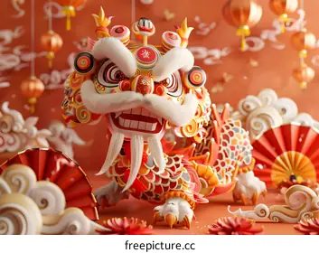 Current situation of lion dance