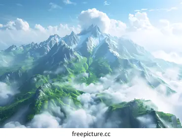 mountainous area