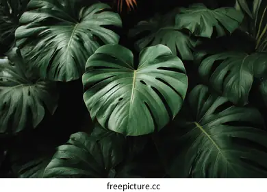 monstera leaves