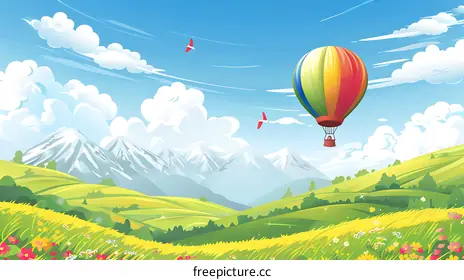hot air balloon