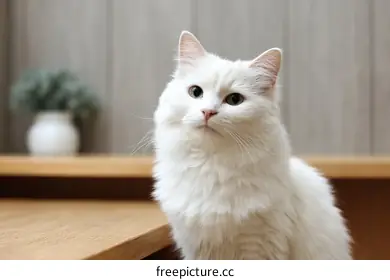 fluffy cat