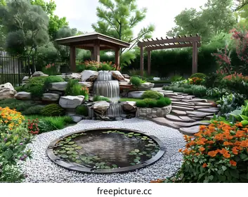 Garden landscape design