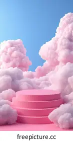 pink clouds