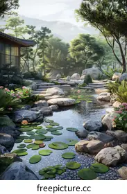 koi pond