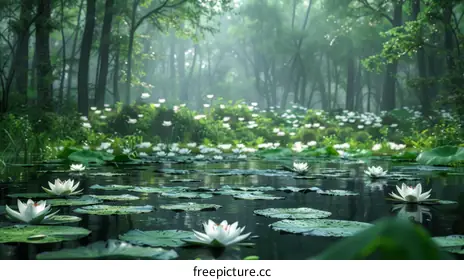 water lilies