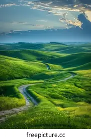 rolling green hills