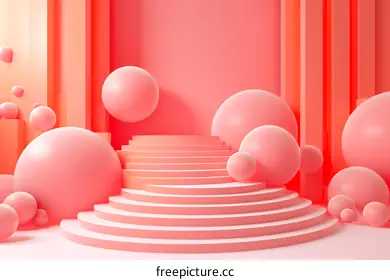 pink background