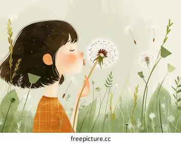 blowing seeds