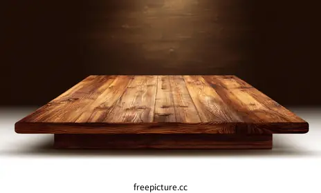 brown table