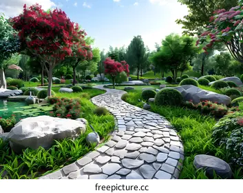 Garden landscape design