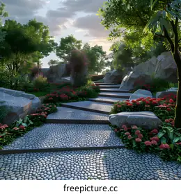 Garden landscape design