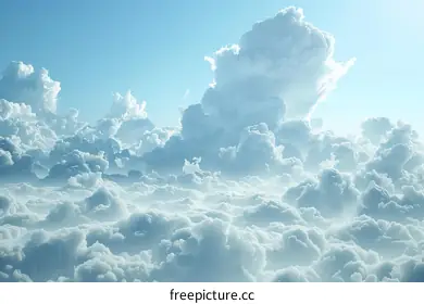 fluffy clouds