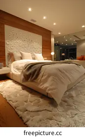 wooden bed