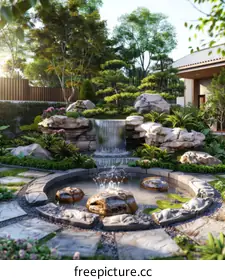 artificial waterfall