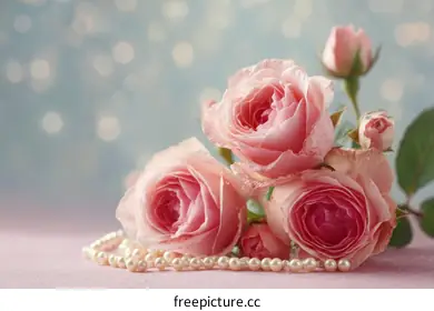 pink roses