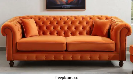 velvet sofa