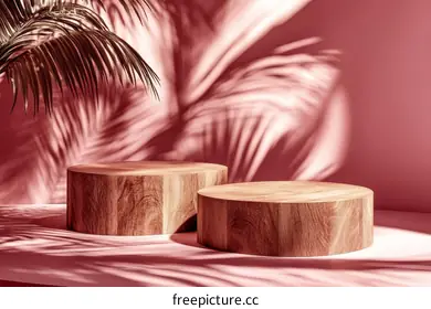 wooden podiums