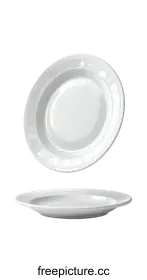 white plate