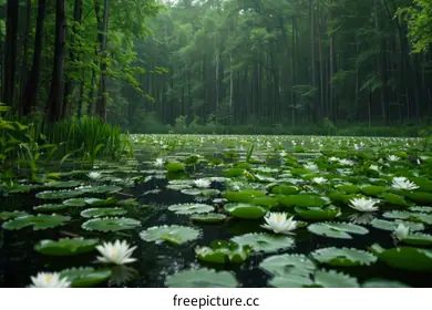 water lilies