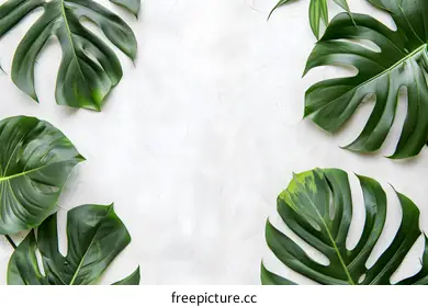 monstera leaves