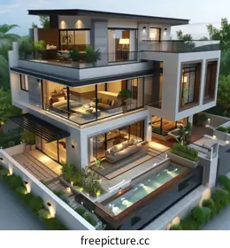 modern home