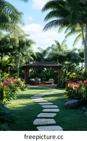 tropical garden