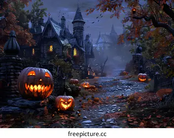 Halloween Pumpkin House