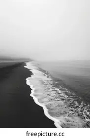 black sand