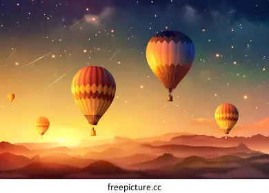 hot air balloon
