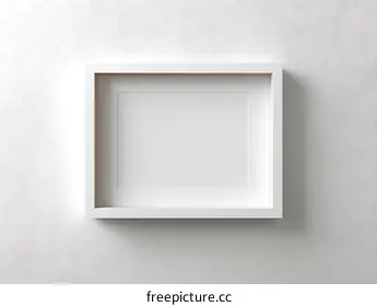 white frame