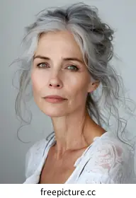 silver hair