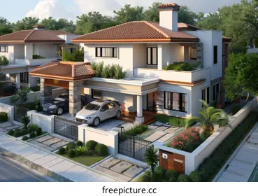 modern villa