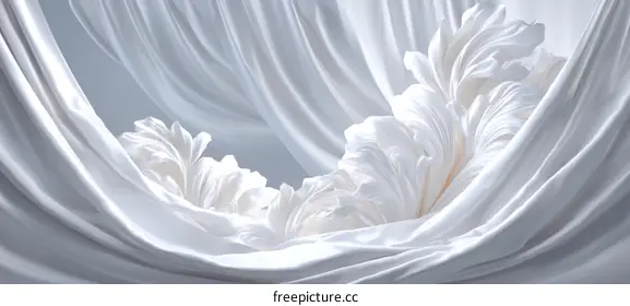 white fabric
