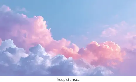 fluffy clouds