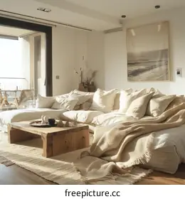 spacious living room